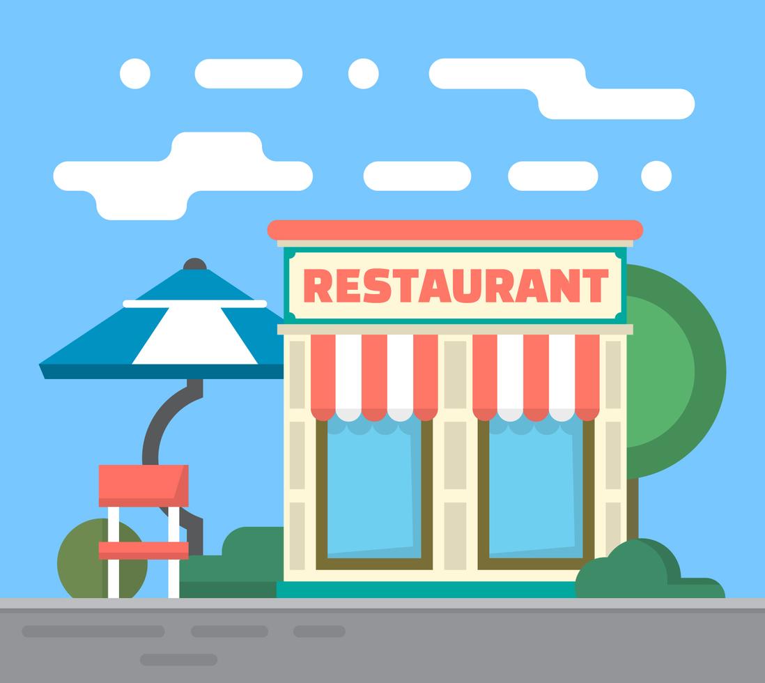 restaurant cartoon graphic