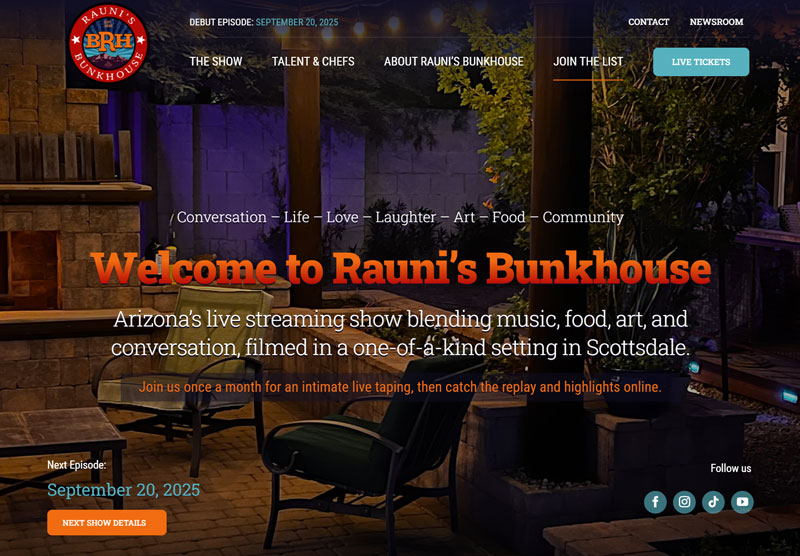 Rauni’s Bunkhouse website